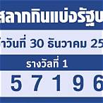ผลสลาก30/12/65 ตรวจหวย